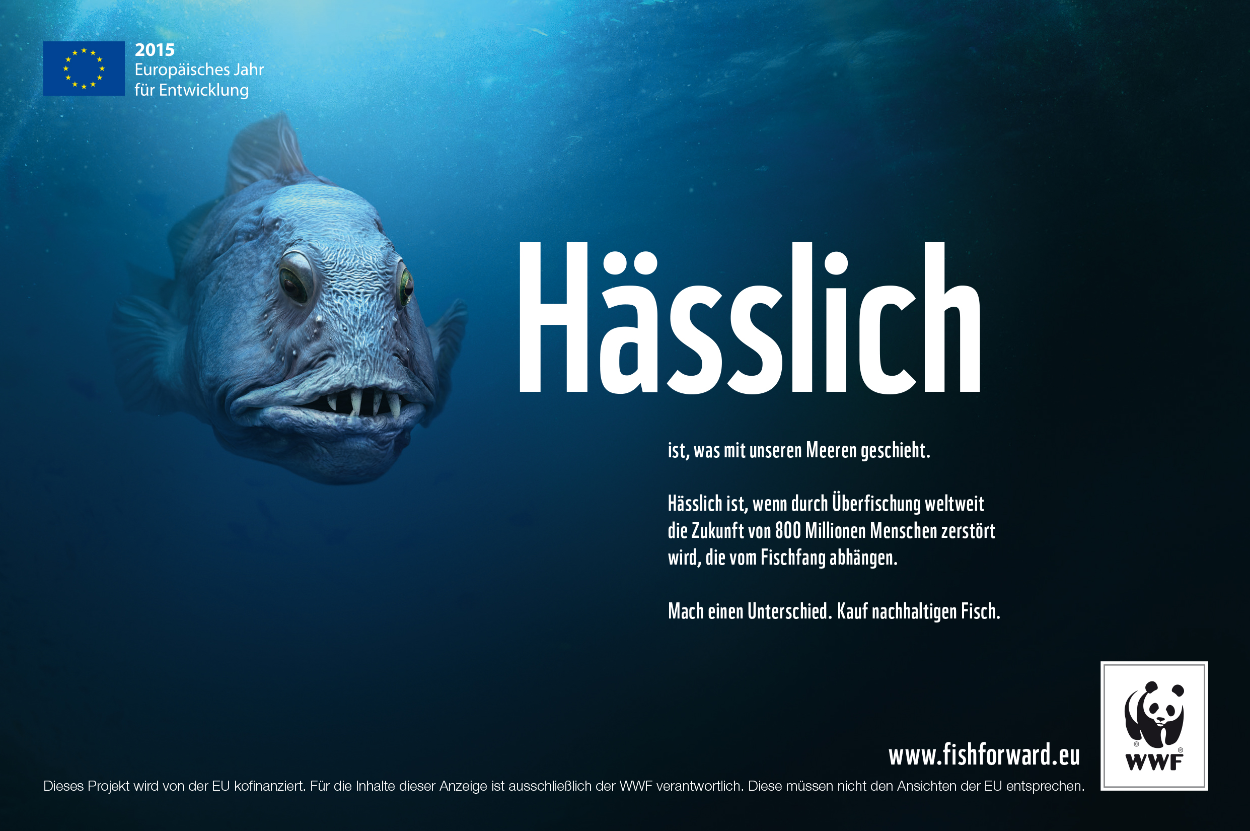 "Hässlich" Print Anzeige