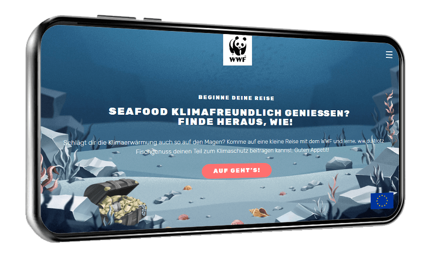 WWF Finprint-Spiel: Berechnen Sie Ihren Klima-Flossenabdruck