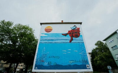 DAJ RIBI ŠANSU: zagrebački Augmented Reality morski mural koji jede smog?